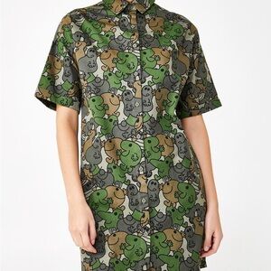 FINAL SALE LAZY OAF Camo dress
